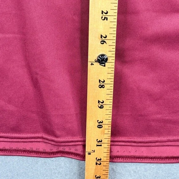 Nike Breathe Shirt Mens 2XL Red Dri-Fit Long Sleeve Center Swoosh Train Gym - Picture 6 of 14